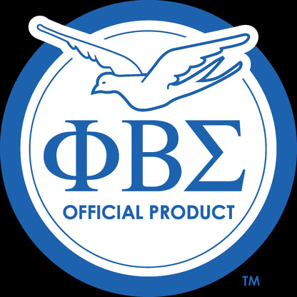 Phi Beta Sigma Fraternity Inc. Embroidered Appliqué Twill Seal Patch 4'' Sew or Iron on