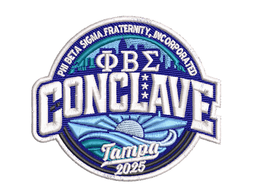 2024 Tampa Conclave Embroidered Appliqué Twill Seal Patch 4'' Sew or Iron on